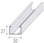 montante per cartongesso 50x27