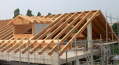 esempio di tetto in legno